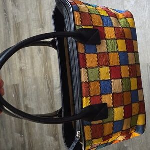 ostrich handbag unbranded